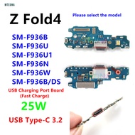 USB Type-C Port Charger Board Dock 25W For Samsung Galaxy Z Fold4 SM-F936B,F936B/DS, F936U F936N  Co