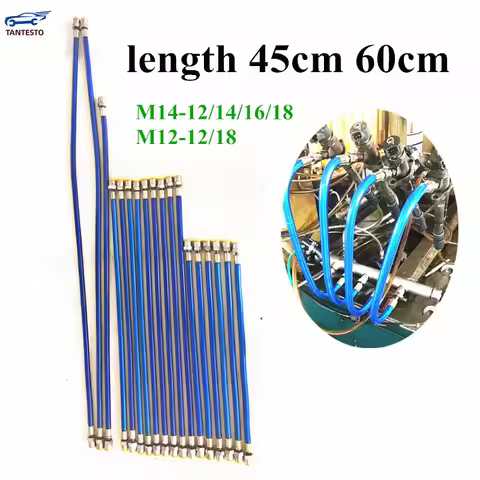New 45CM 60CM 2500BAR M14-12/14/16/18 M12-12/18 High Pressure Diesel Pipe Fuel Delivery Tube for Com