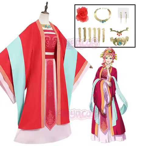 9PCS The Apothecary Diaries Gyokuyou Cosplay Costume Dress Precious Consort Kusuriya No Hitorigoto H