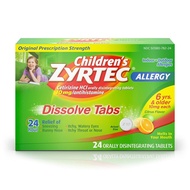 Zyrtec Allergy Dissolve Tabs - 24 Tablets