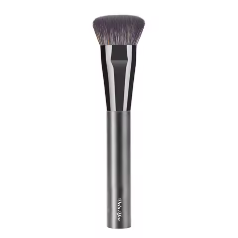 Vela.Yue Flat Contour Brush Face Foundation Base Blush Cream Crease Blending Highlighting Contouring