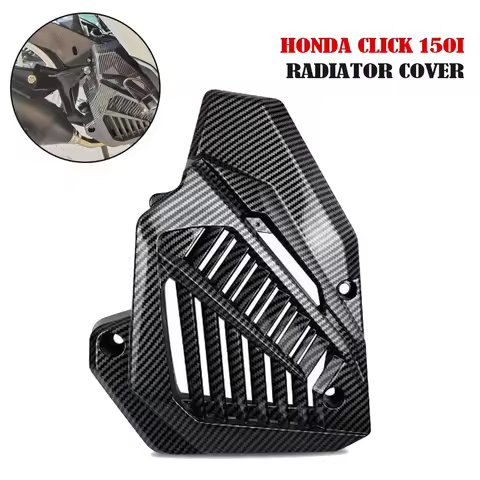 Carbon Fiber Motorcycle Radiator Cover Panel Cover prodector for Honda Click 125i/150i 125 V2 ABS Mo