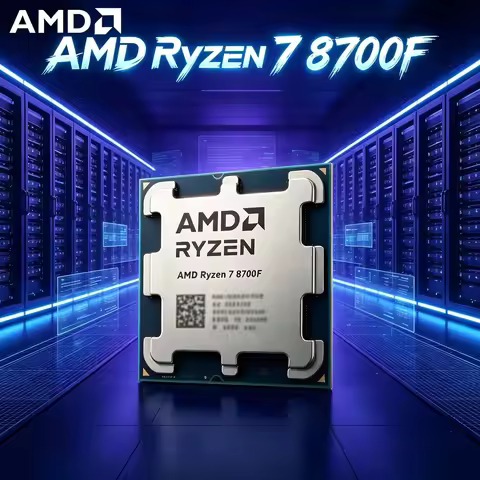 AMD R7 8700F CPU Ryzen 7 8700F 8-Core 16-Thread Processor 5.0GHz DDR5 4NM Socket AM5 100-000001590 T