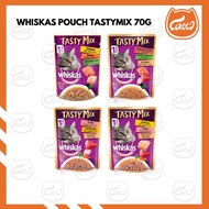 CATTO Whiskas Tasty Mix Adult Cat Wet Food Pouch / Cat Food / Makanan Kucing Basar Chicken Seafood T