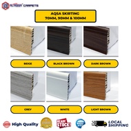 Al Aqsa Carpets Skirting PVC Floor 70mm 90mm 100mm | Penutup Tepi Lantai & Dinding | Border Skirting