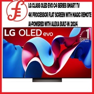 LG 83 | 77 | 65 | 55 | 48 | 42-Inch Class OLED evo C4 Series 4K Processor Flat Screen with Magic Remote Smart TV