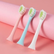牙刷替換頭兒童電動牙刷頭自動牙刷聲波替換頭替換軟毛通用QX100小孩牙刷頭