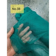 KAIN VEIL SOFT NET POLKA DOT BRIDAL (TULLE) BARU - KAIN NET POLKA DOT LEMBUT -  (38)