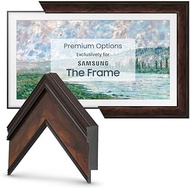 Deco TV Frames - Burlwood Smart Frame Compatible ONLY with Samsung The Frame TV (32", Fits 2021-2022 Frame TV)