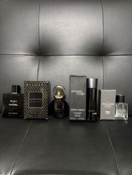Chanel, Bvlgari, Armani, Abercrombie & Fitch 香水
