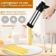 Churrera Churro Maker Machine Stainless Steel Churro Maker Kit with 3 Different Tips Piping Nozzle H