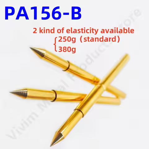20/100PCS PA156-B Spring Test Probe PA156-B1 Test Pin P156-B PogoPin Dia 2.36mm Length 34mm Sharp Ti