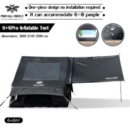 PINEVALI FIREFIY Khemah perkhemahan Camping tent Inflatable tent 6.3㎡pro + 6.3㎡pro, with awning, fam