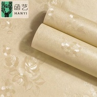 Emboss Wallsticker /WALLPAPER STICKER Wall UK 45CM X8/9 MTR MOTIF EMBOSS Flower CREAM