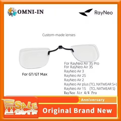 Suitable for RayNeo Air/Air2/Air3S/Air3S Pro/4 Pro/GT/GT Max/TCL NXTWEAR S+ Special Custom Glasses L