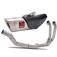 Motorcycle Modified Exhaust Pipe Front Section Connection Pipe Middle Section Elbow Tail Section Exh
