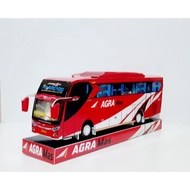 Miniatur Papercraft Bus AGRA MAS Jetbus3+ Voyager full lampu