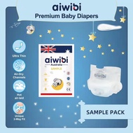 48hrs Delivery- [Sample Pack] AIWIBI Premium Ultra Thin High Absorbency Diapers Tape / Pull-up Pants
