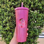 Local SellerBarbie Pink Straw Cup Acrylic Large Capacity Barbie Movie Peripheral Accompanying Watter