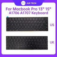 Laptop A1706 A1707 Keyboard US UK For MacBook Pro Retina 13 "15" Keyboard Replacement 2016 2017 Year