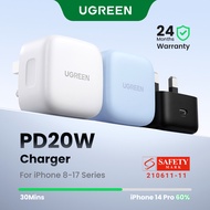 UGREEN 20W PD Fast USB Charger Quick Charge 4.0 3.0 Charger compatible for iPhone 18 17 16 15 14 For