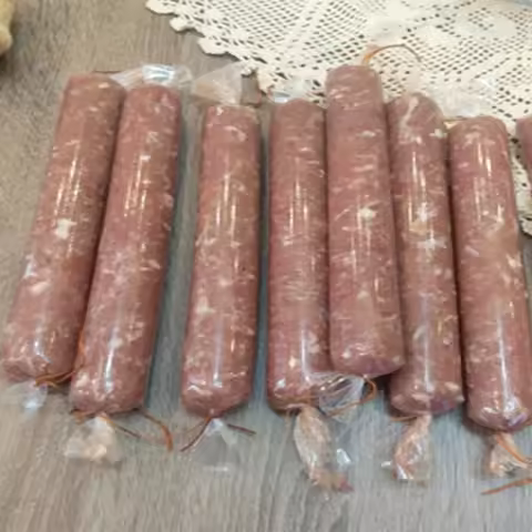 1 Meter 130mm Large Size Transparent Plastic Sausage Casings BBQ Party Commercial Home Sausage Makin