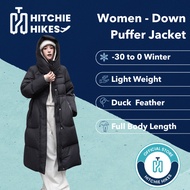 Hitchie A113-1729 Korean Fashion Hoodie Padded Winter Down Jacket Woman Fleece Baju Sejuk Tebal Park
