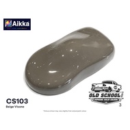 AIKKA CS103 BEIGE VISONE 2K Cat Kereta Supreme Solid Old School Series/ 2K Car Paint Motor Cat Bancu