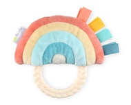 Itzy Ritzy - Ritzy Rattle Pal with Teether - Baby Teething Toy Features A Minky Plush Character, Gen