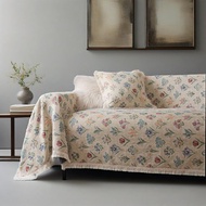 Couch Cover Multi-Functional Couch Cover Blanket with Tassel Washable Sofa Slipcovers Non Slip Couch