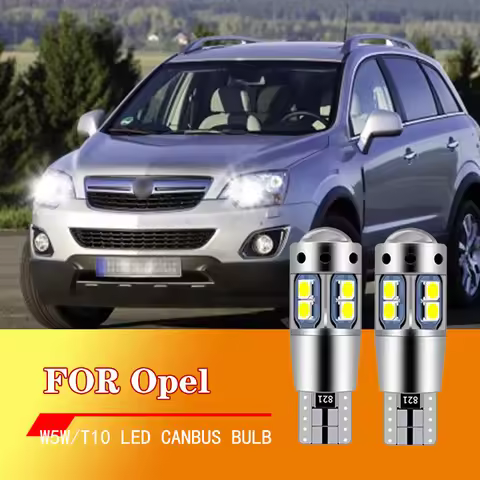2xFor Opel Agila Antara Astra F G H Campo Corsa B C D Meriva A Signum Tigra Vectra Zafira LED Cleara