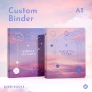 Binder A5 20 Rings 6 Rings Custom Binder Buddybooks series 2