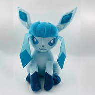 30cm Large Size Seated Ice Eevee Ice Elf Eevee Eevee Eevee Plush Doll DL2512.28