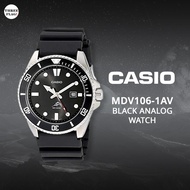 💖Ready Stock💖 Casio Men's MDV106-1AV 200M Duro Analog Watch, Black