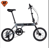 จักรยานพับได้ อะลูมิเนียม Richter รุ่น EVO 8 ล้อ 16" รุ่นใหม่มี 8 Speed จักรยานพับ 10.8 กก. จักรยานพกพา จักรยาน ทั้งเด็กและผู้ใหญ่ ปั่นง่าย Folding Bike Richterbike
