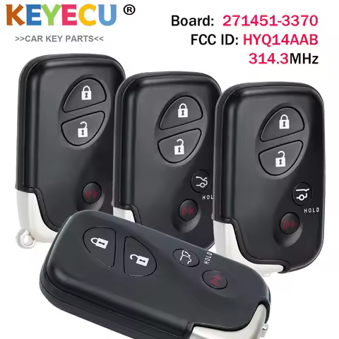 Keyless Smart Key for 2006 - 2016 Lexus CT200h ES350 GS350 IS250 IS350 LS460 LX460 LX570 , Fob 314.3