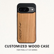 CUSTOM WOOD Case Google Pixel 6 6PRO 6A 7 7PRO 7A 8 8PRO 8A 9 9PRO 9PROXL 9A