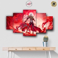 Donghua SOUL LAND TANG SAN DOULUO DALU Wall Decoration 70x40cm I 1 SET Contains 5pcs DONGHUA SOUL LA