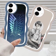 CA3 Attack on Titan Casing for Realme Note 60 C67 C33 OPPO Reno 11F 13F 10 9 A79 C55 Pro 5G TPU Phon