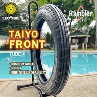 LEO TIRE TAIYO FRONT Silent Comfortable TRICYCLE Gulong Motorcycle | 300-16 250-17