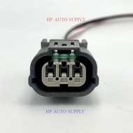 3PIN 1PCS 18AWG Wire Honda Accord Headlamp Adjust High Low City DRL Headlight Socket 3 pin