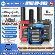 2025 New Upgraded Professional Set mini Walkie Talkie Motorola G63 Range 500-1000M UHF 400-520MHz TY