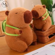 20cm Capybara Plush Toy Keychain Cute Bag Pendant Simulation Capibara Anime Stuffed Animals Doll Chr