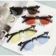 E (E76) GLASSES MEN'S FASHIONWanita TRANSPARENT FRAME SQUARE FRAME