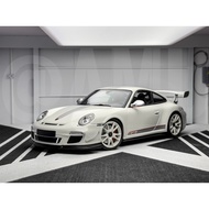 [Ready Stock 1 Set] Mini Cut 1 18 Porsche 911 (997.2) GT3 RS 4.0 Classic White Out of Print, Alloy F