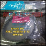 FREE SHIPPING FAN VAN V BELT FANTALI 4PK910 SPARK 800 AVEO NISSAN B13 4PK-910 