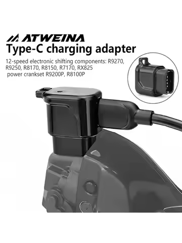 ATWEINA Bike Battery Charger Adapter For Shimano 12-Speed Di2 R9270/R9250/R8170/R8150/R7170RX825 Pow