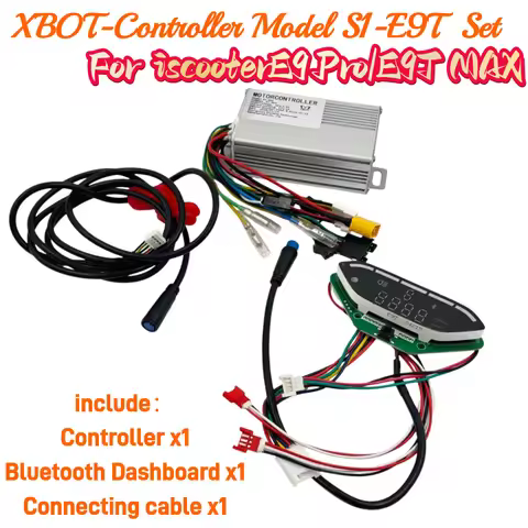 XBOT S1‑E9T Controller Bluetooth Dashboard Cable For iScooter E9 Pro E9T MAX Electric Scooter Replac