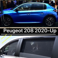 Magnetic For Peugeot 208 2020-Up Car Sunshade UV Protection Car Curtains Car Accessories