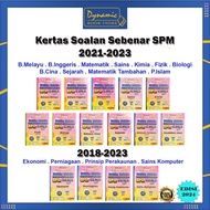 Buku Latihan : Kertas Soalan Peperiksaan Sebenar SPM 2021-2023 - B.Melayu / B.Inggeris / Mathematics